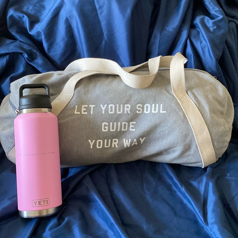 Spiritual Gangster gym/travel/yoga bag grey 🤍🤍🤍